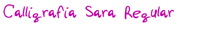 Calligrafia Sara Regular